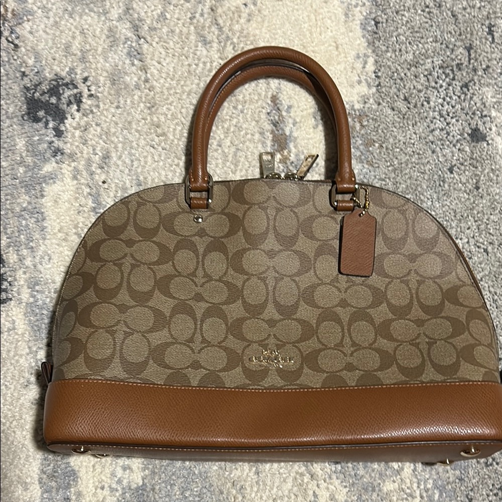 Coach Brown Signature Handbag